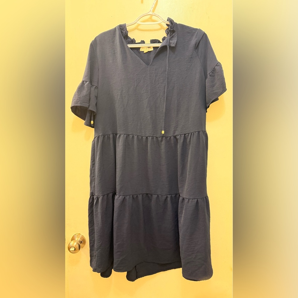 Navy Blue Women's Maxi Dress